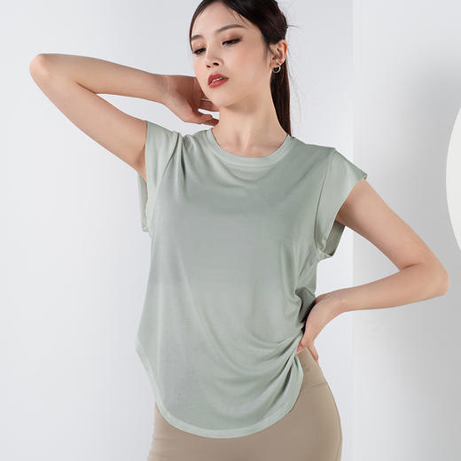 【限时秒】YOGACODE火树银花/宽松遮肉无袖瑜伽罩衫YCDS420 商品图8