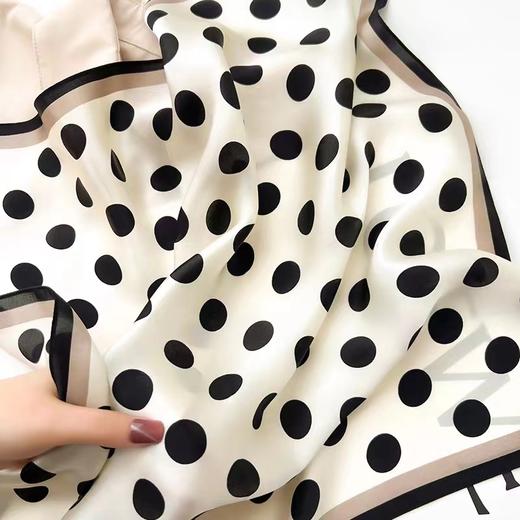 「2023新款桑蚕丝方巾」PSQUEEN 法式真丝方巾 经典复古系列 53*53cm 柔软亲肤 商品图9