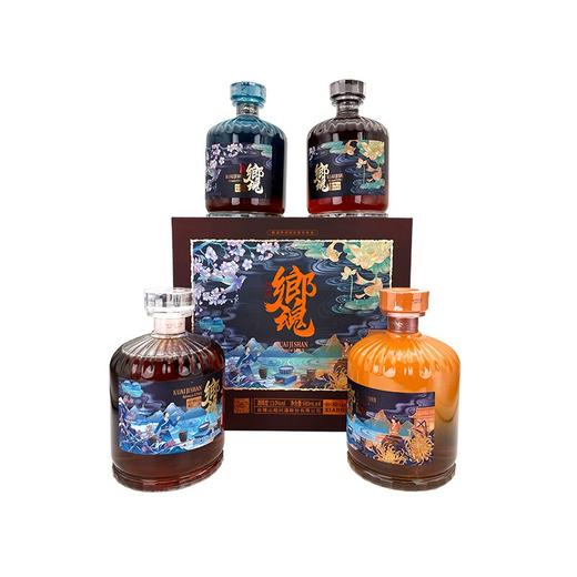 【现货推荐】 会稽山乡魂 半干型黄酒 680ml*4瓶礼盒装（春夏秋冬） 特型黄酒 绍兴黄酒花雕酒 商品图2