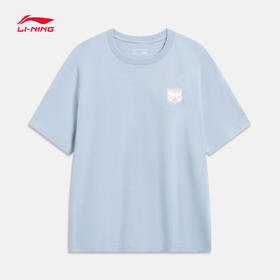 【XL/2XL断码】李宁 2023夏季新品樱花系列国潮男女情侣同款棉短袖文化衫AHST205【库存有限，如无货将做退款，介意慎拍！】