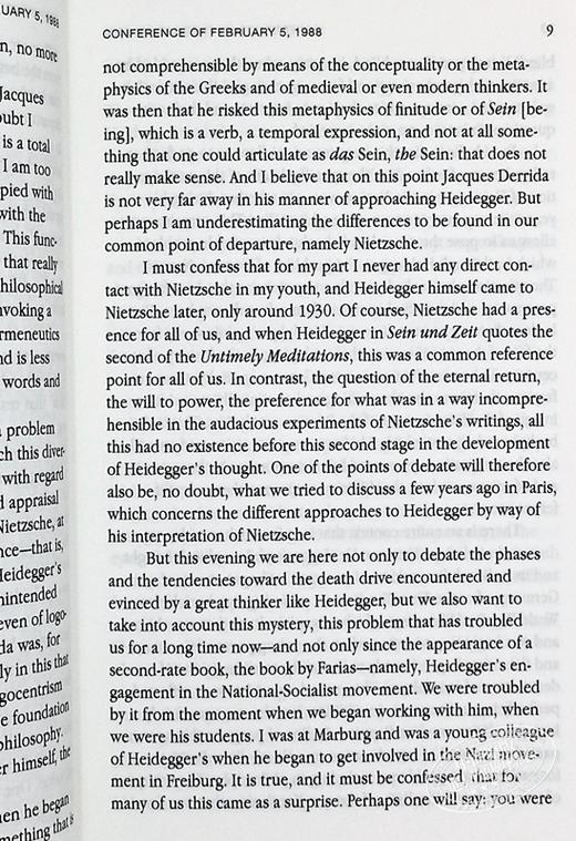 预售 【中商原版】Heidegger Philosophy and Politics The Heidelberg Conference 英文原版 海德格尔 哲学与政治 海德堡会议 Jacques D 商品图8