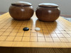 3厘米厚实木新榧棋盘+整木独木酸枣木罐+新云子 商品缩略图1