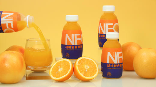 艾柚香100%纯果汁0添加饮料纯天然胡柚汁橙汁NFC原榨新鲜健康孕妇 商品图3