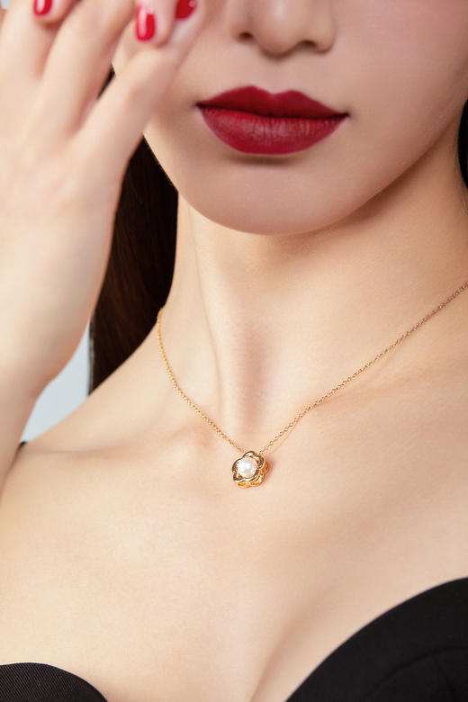 Pearl moments桃花朵朵 珍珠项链 商品图3