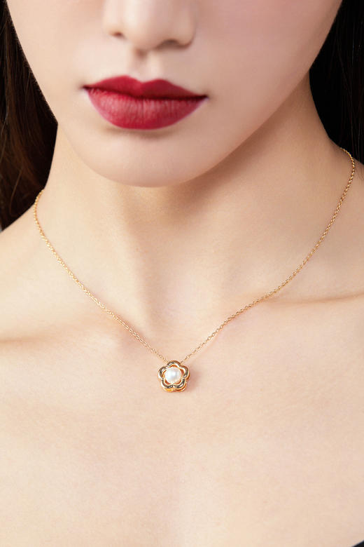 Pearl moments桃花朵朵 珍珠项链 商品图2