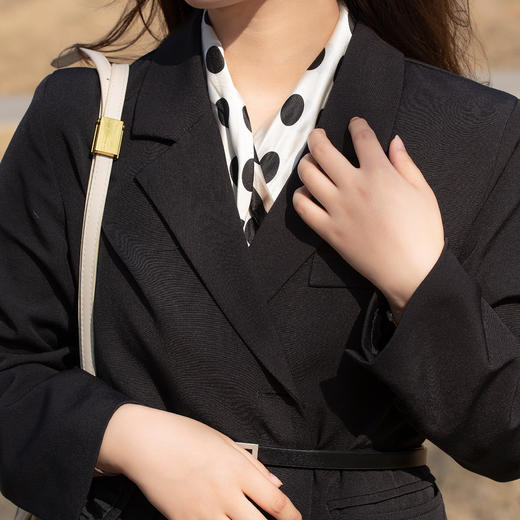 「2023新款桑蚕丝方巾」PSQUEEN 法式真丝方巾 经典复古系列 53*53cm 柔软亲肤 商品图2