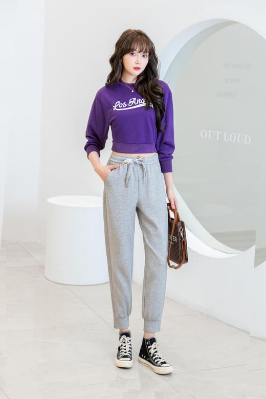 臣禾 春季新品不加绒百搭休闲运动裤 9231061213 【现货】 商品图3