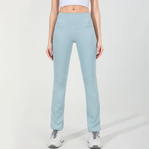 跃牌【活力缤纷】运动瑜伽裤女紧身裤 高弹速干喇叭裤高腰防卷边瑜伽裤BF1054 商品图3