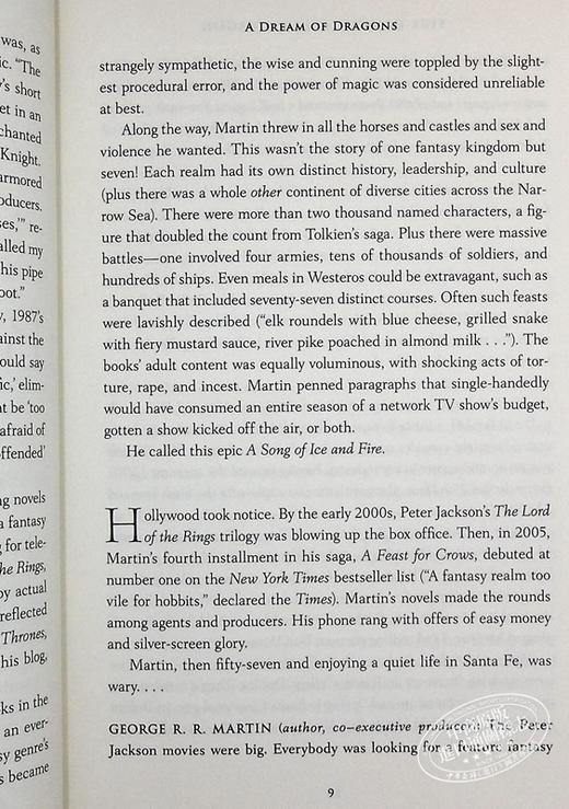 【中商原版】猛火杀不了龙：权游官方不为人知的故事 英文原版 Fire Cannot Kill a Dragon: Game of Thrones James Hibberd 商品图7