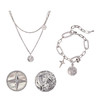 MFA波士顿美术博物馆 穆夏系列 黄道十二宫 铜镀钯白K金天然母贝项链耳钉 锆石手链 商品缩略图4