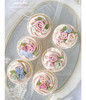 母亲节女神翻糖花花奶油纸杯蛋糕（一套6个装 商品缩略图0