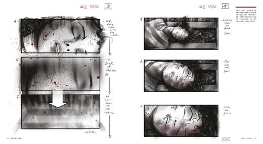后浪正版 电影分镜艺术典藏 黑泽明马丁斯科塞斯 300张大师之作影视动画美术设计 电影艺术 商品图12