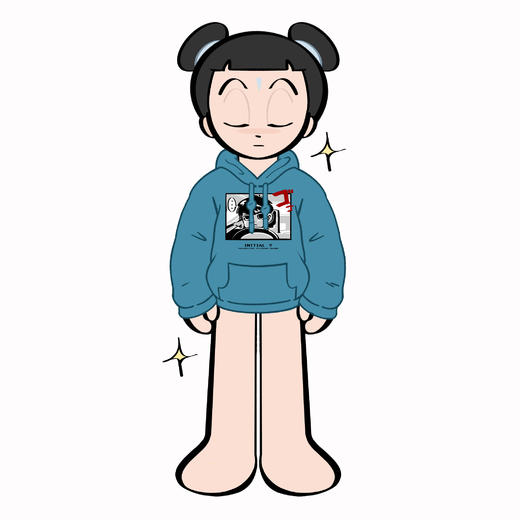 药九玖柒 1997邮政局/"头文字D"连帽卫衣/1997220 商品图1