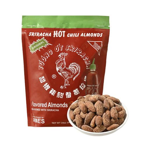 MM 山姆 TUONG OT SRIRACHA 美国进口 甜辣椒酱扁桃仁 680g 商品图0