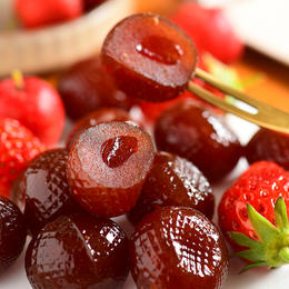 【蜜饯精选】爆浆草莓山楂球 出口级品质 草莓果酱流心 酸酸甜甜 开味解腻 创新网红小零食