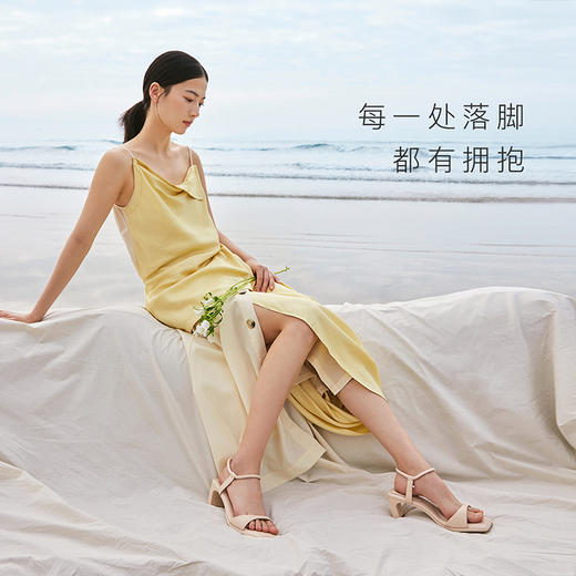 【促销款】7or9沙发系凉鞋-白风铃/蓝雪花/洛神果 商品图3