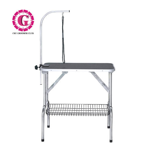 宠物折叠美容桌便携式美容台 黑色铁腿 商品图1