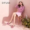 DFuse迪芙斯2023春季新款羊皮尖头蝴蝶结单鞋凉鞋女鞋DF31114043 商品缩略图13