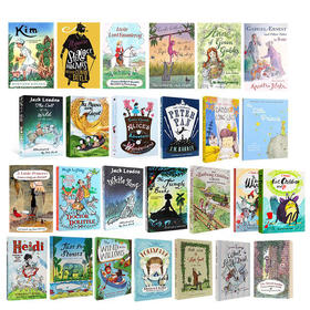 预售 【中商原版】儿童文学经典系列26册读物 英文原版 进口图书 中小学生课外英语小说故事阅读 绿山墙安妮 福尔摩斯等 7岁以上