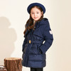 mettekids女童羽绒服冬季新款白鹅绒童装中长款儿童加厚保暖外套 商品缩略图0