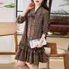 春夏新款，复古碎花长袖连衣裙HR-ZYF2317-1 商品缩略图3