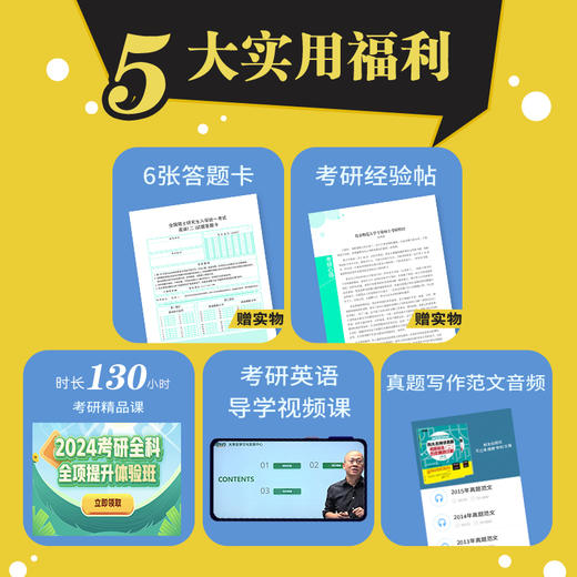 【新东方】2024考研四大名师讲真题英语二历年真题详解(基础版)2010-2015年王江涛道长英语 王江涛高分写作唐静拆分组合翻译新题型 商品图1