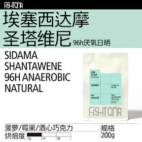 埃塞俄比亚 圣塔维尼 96小时厌氧日晒 手冲咖啡豆