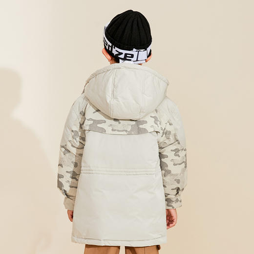 mettekids男童羽绒服2022冬季新款加厚童装儿童白鹅绒保暖外套 商品图3