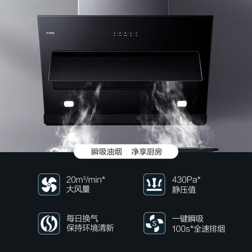 方太油烟机灶具套装 侧吸抽吸油烟机燃气灶烟灶套装 家用厨房20立方吸力JQC2A+TH33B 【换装推荐】油烟机+4.5猛火换装TH25B 商品图1