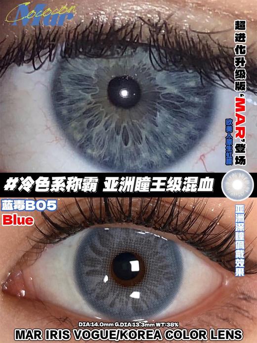 CoCoCon MAR蓝毒 硅水凝胶（年抛型） 商品图1