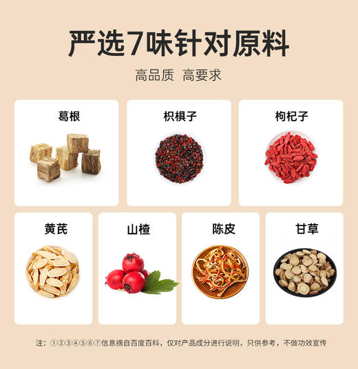 【杜江南】 葛根枸杞茶 黄芪养肝益肝茶 熬夜喝酒火气保护 商品图2