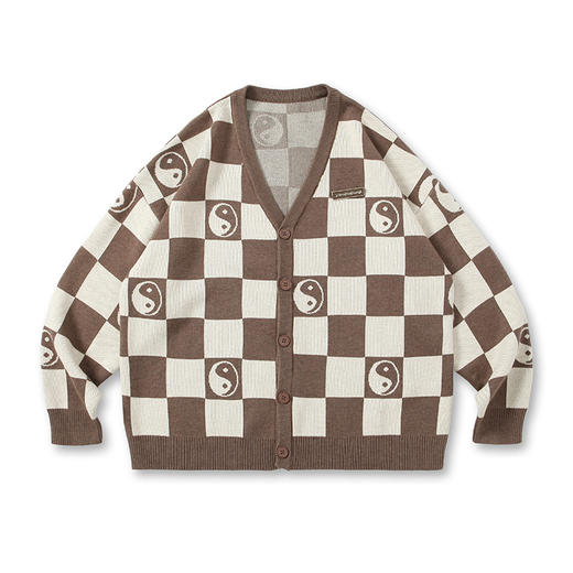 药九玖柒 1997邮政局/太极格纹开衫/JQ21100050 商品图3