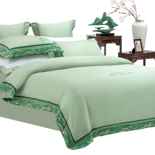 多喜爱山海经 60S新绒棉刺绣四件套 山灵曼路cs 商品图4