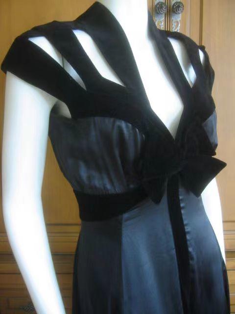 【投稿】喵娘精工@M64《薇安妮》丝绒拼接缎面连衣裙 商品图11