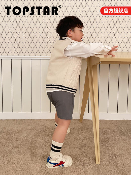 TOPSTAR经典鬼冢虎软底魔术贴男女童运动鞋1639 商品图1