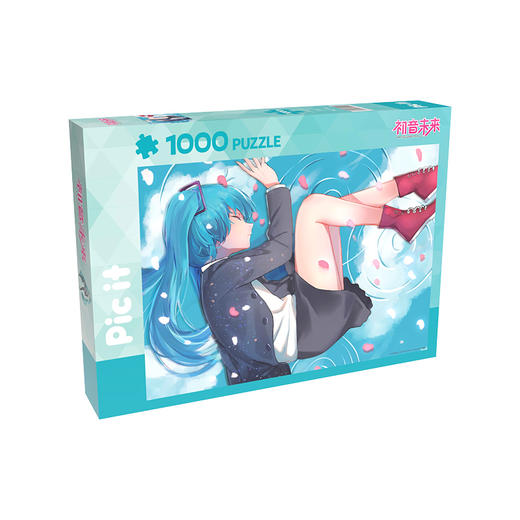 pic it 1000片平面拼图 初音未来系列 水面倒影PITCKS71305 商品图0