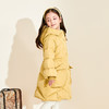 mettekids女童羽绒服冬季新款白鹅绒童装儿童纯色中长款加厚外套 商品缩略图3