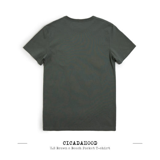 Cicadahood U.S Brown’s Beach Pocket T-shirt 美式复古运动T恤 商品图1