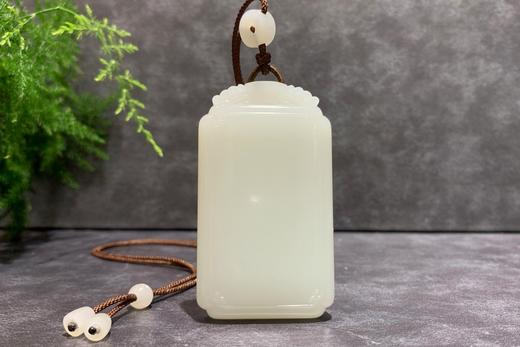 【御珠宫坊·传藏系列】羊脂玉子料牌 商品图2