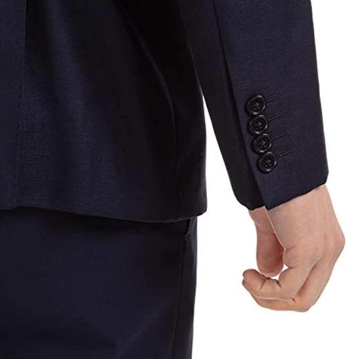 EMPORIO ARMANI 阿玛尼 男士羊毛修身西服 蓝色 01GGZ0 0B020 922 商品图3