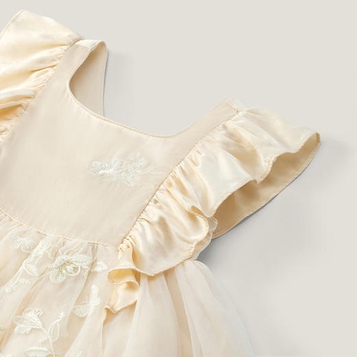 【商场同款】英氏女童连衣裙夏装桑蚕丝公主裙洋气礼仪裙 商品图1