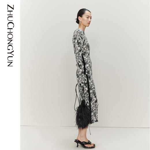 ZHUCHONGYUN 设计感针织半身裙C1CX1765M 商品图3