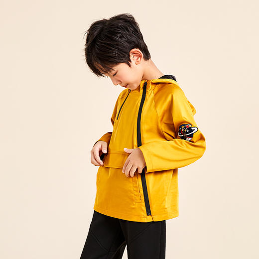mettekids儿童外套男童春秋新款外穿童装上衣中大童洋气时髦夹克 商品图3