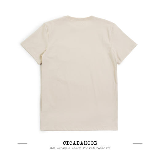 Cicadahood U.S Brown’s Beach Pocket T-shirt 美式复古运动T恤 商品图1