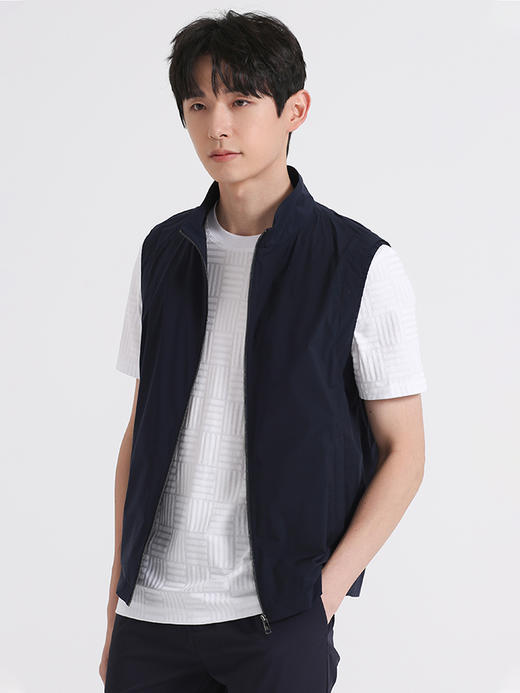 callisto藏青锦纶混纺夹克 SSFVT155C 商品图1