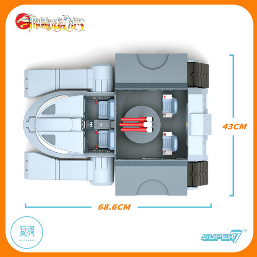 现货 Super7 霹雳猫 霹雳坦克 Thundercats Thundertank 商品图6