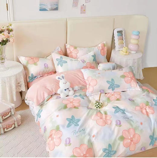 五楼罗曼罗兰全棉四件套200x230cm 商品图0