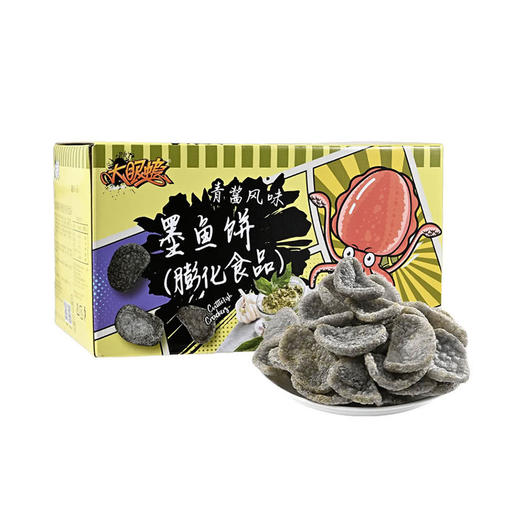 MM 山姆 大眼蝦 青酱风味墨鱼饼（膨化食品）300g 商品图0