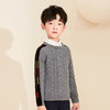 mettekids男童羊绒衫春秋新款童装针织衫儿童圆领加厚宽松毛衣 商品缩略图2