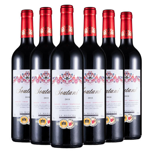 索达尼干红葡萄酒 6瓶 商品图1